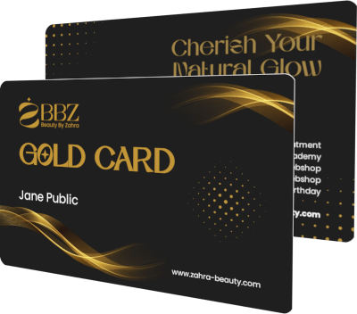 The BBZ Gold Card of beauty of Zahra